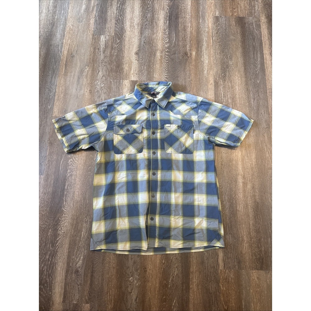Outdoor Research Shirt Mens Large Plaid Growler Short Sleeve Button Up